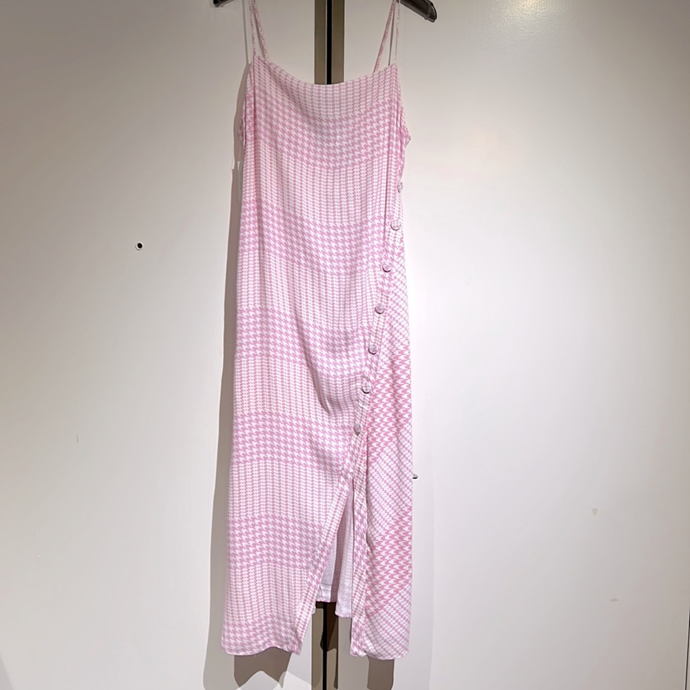 AFRM Pink Plaid Dress